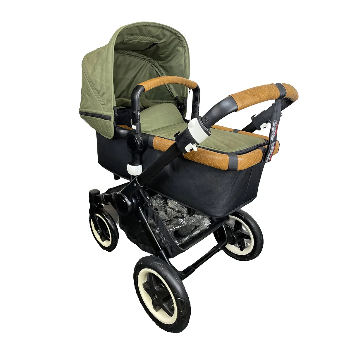 Bugaboo Donkey Mono lederschoner echtes leder komplett set