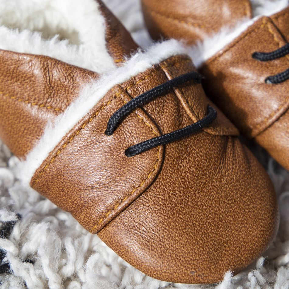 Lammleder Babyschuhe – Lammleder-Babyschuhe Cognac