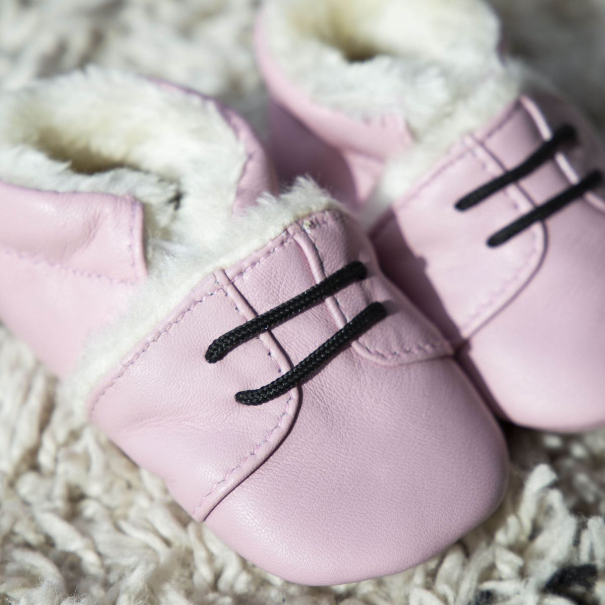 Lammleder Babyschuhe – Lammleder-Babyschuhe Rosa