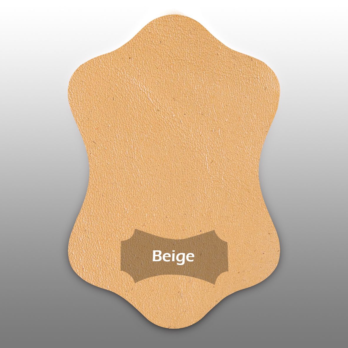 Lammleder Farbmuster Beige