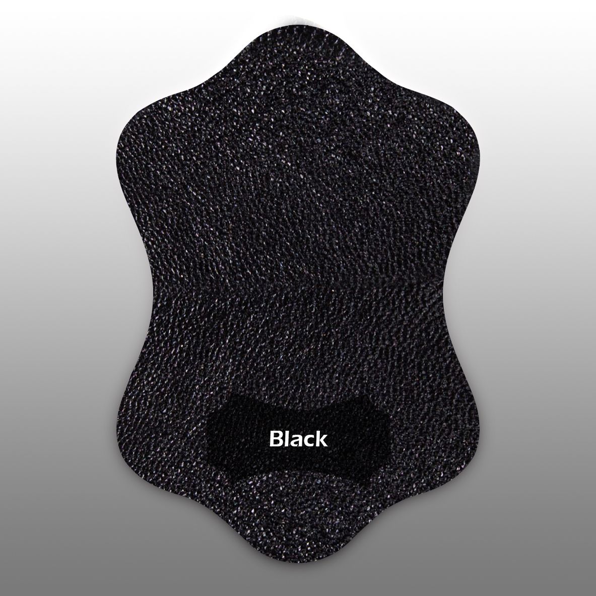 Lammleder Farbmuster Black
