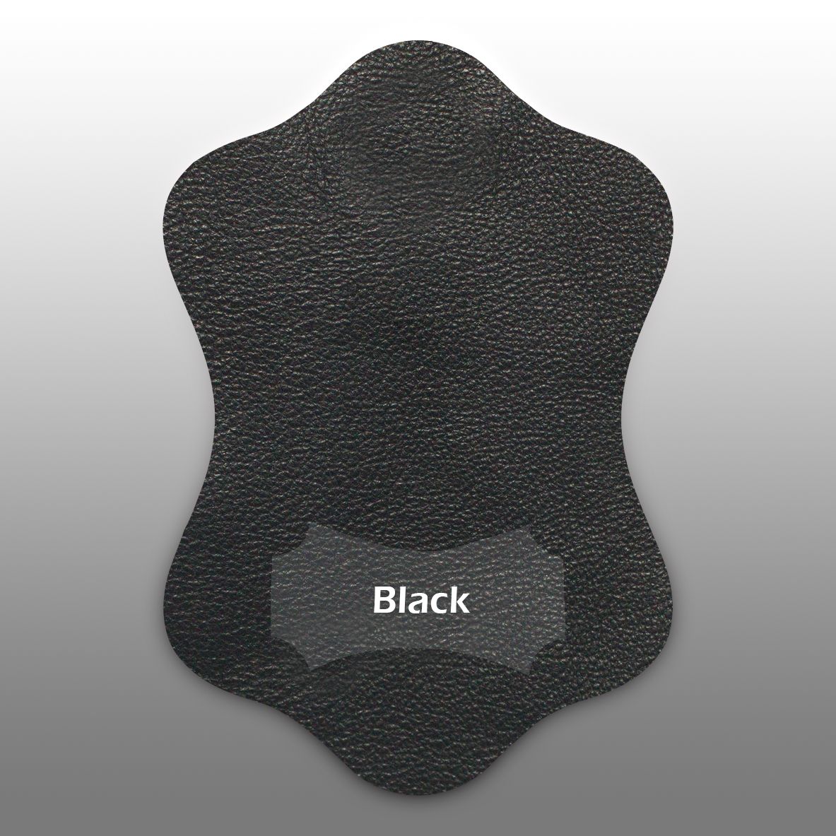 Lammleder Farbmuster Black