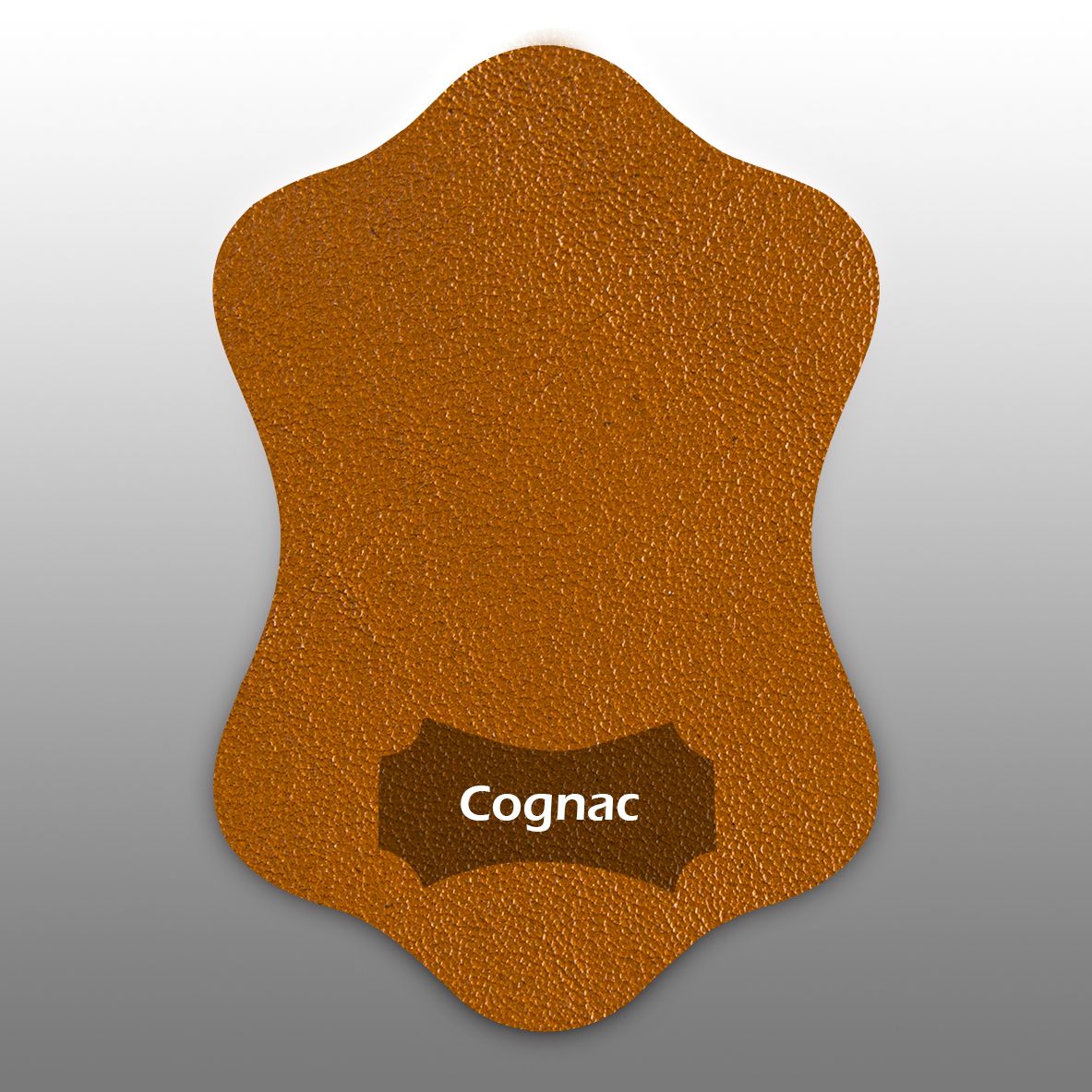 Lammleder Farbmuster Cognac