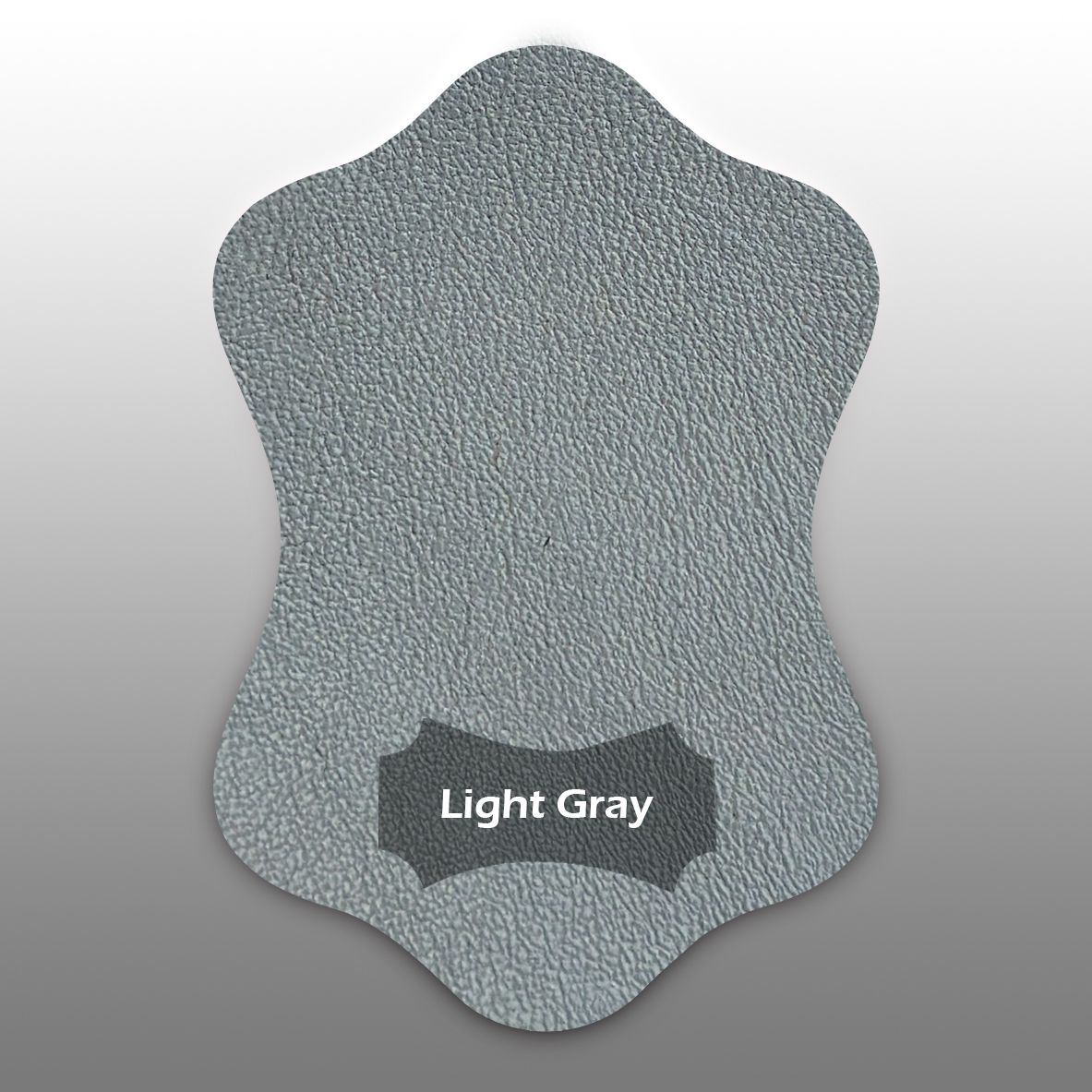 Lammleder Farbmuster Light Gray