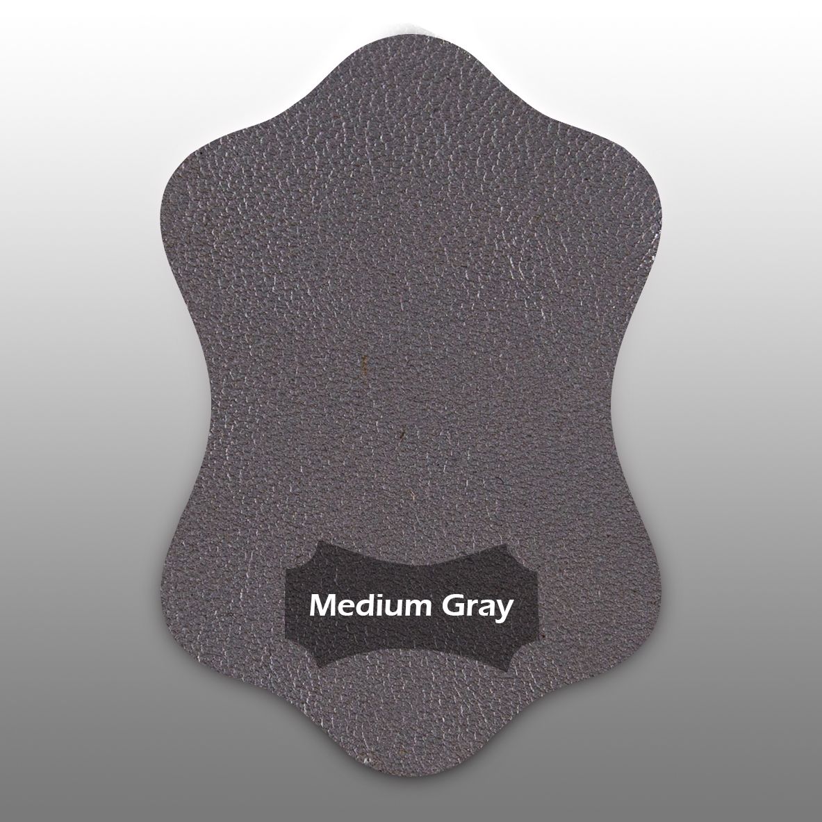 Lammleder Farbmuster Medium Gray