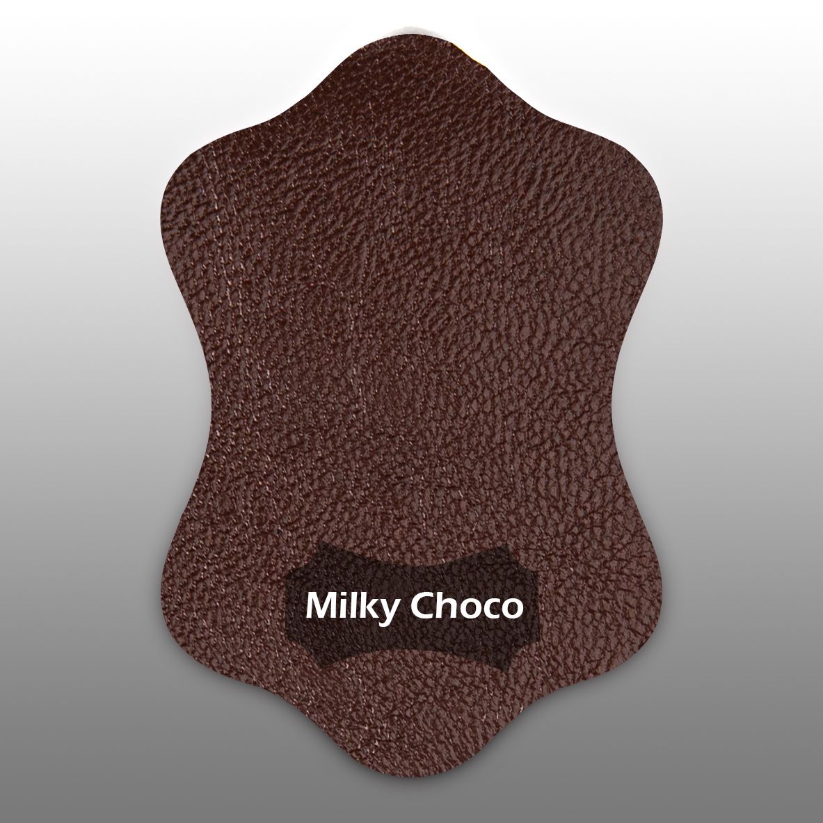 Lammleder Farbmuster Milky Choco