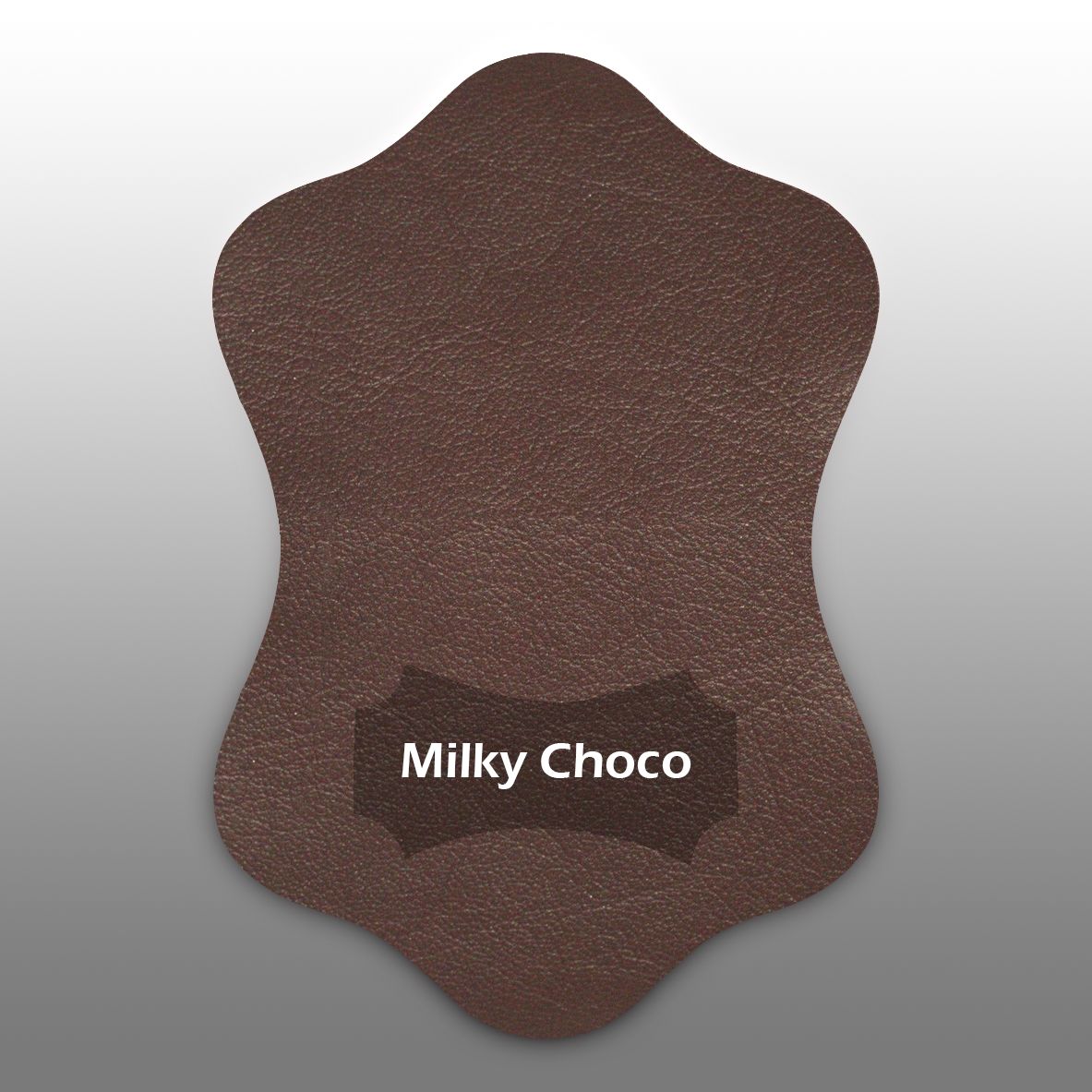 Lammleder Farbmuster Milky Choco