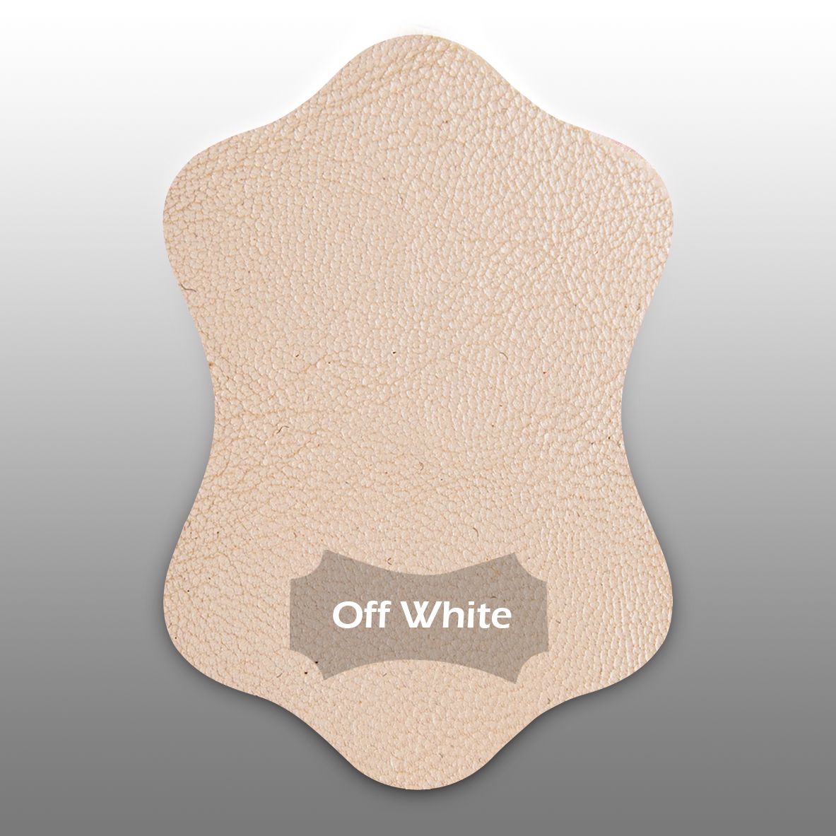 Lammleder Farbmuster Off White