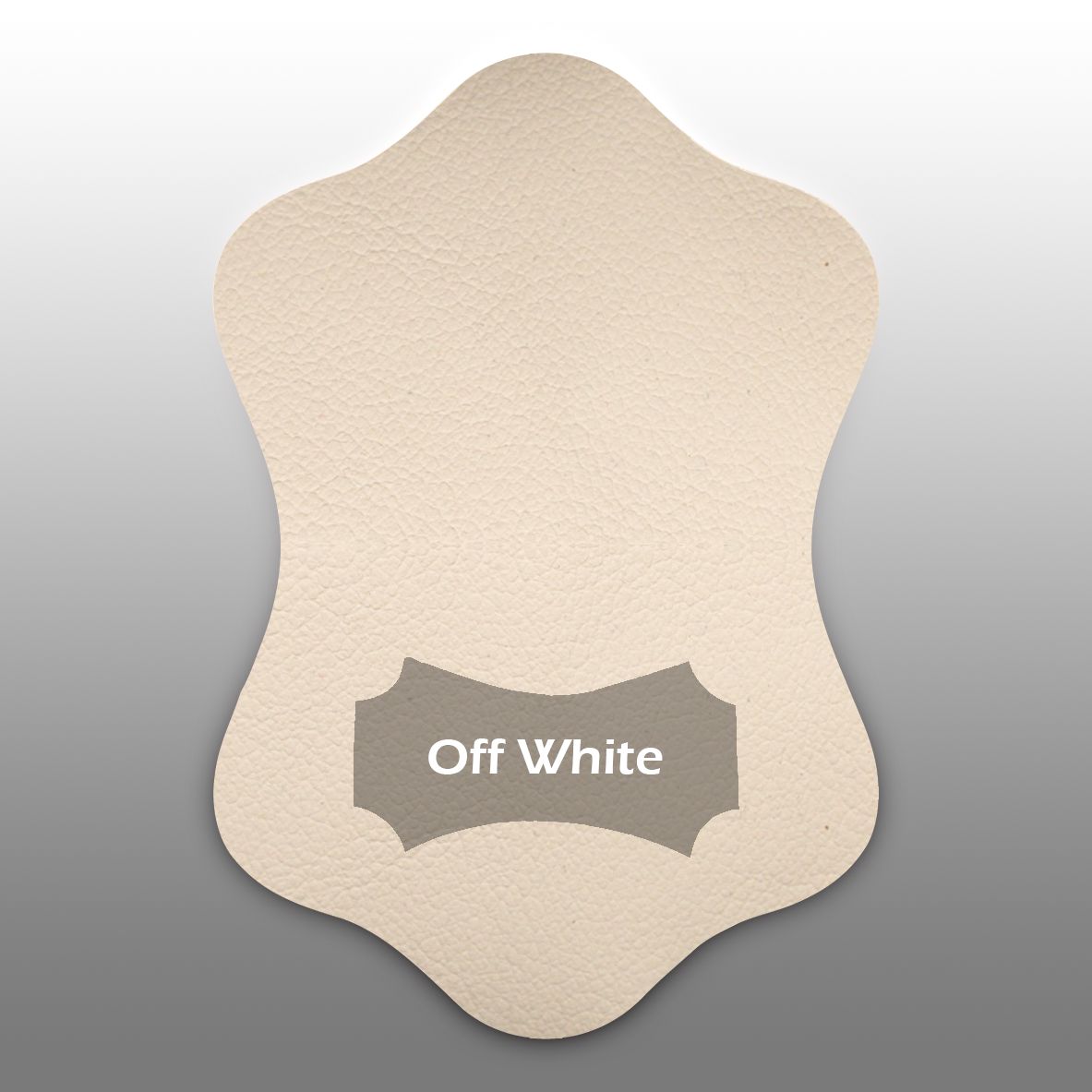 Lammleder Farbmuster Off White